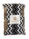 Recycled Plastic Gold Pineapple Compact, Sand Free, Fast Drying Beach/Travel Towel- 'Coco Chevron'