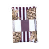 Recycled Plastic Gold Pineapple Compact, Sand Free, Fast Drying Beach/Travel Towel-'All About Aubergine'