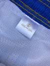Azure Blue Stripe Recycled Plastic Quick Dry Swim Shorts