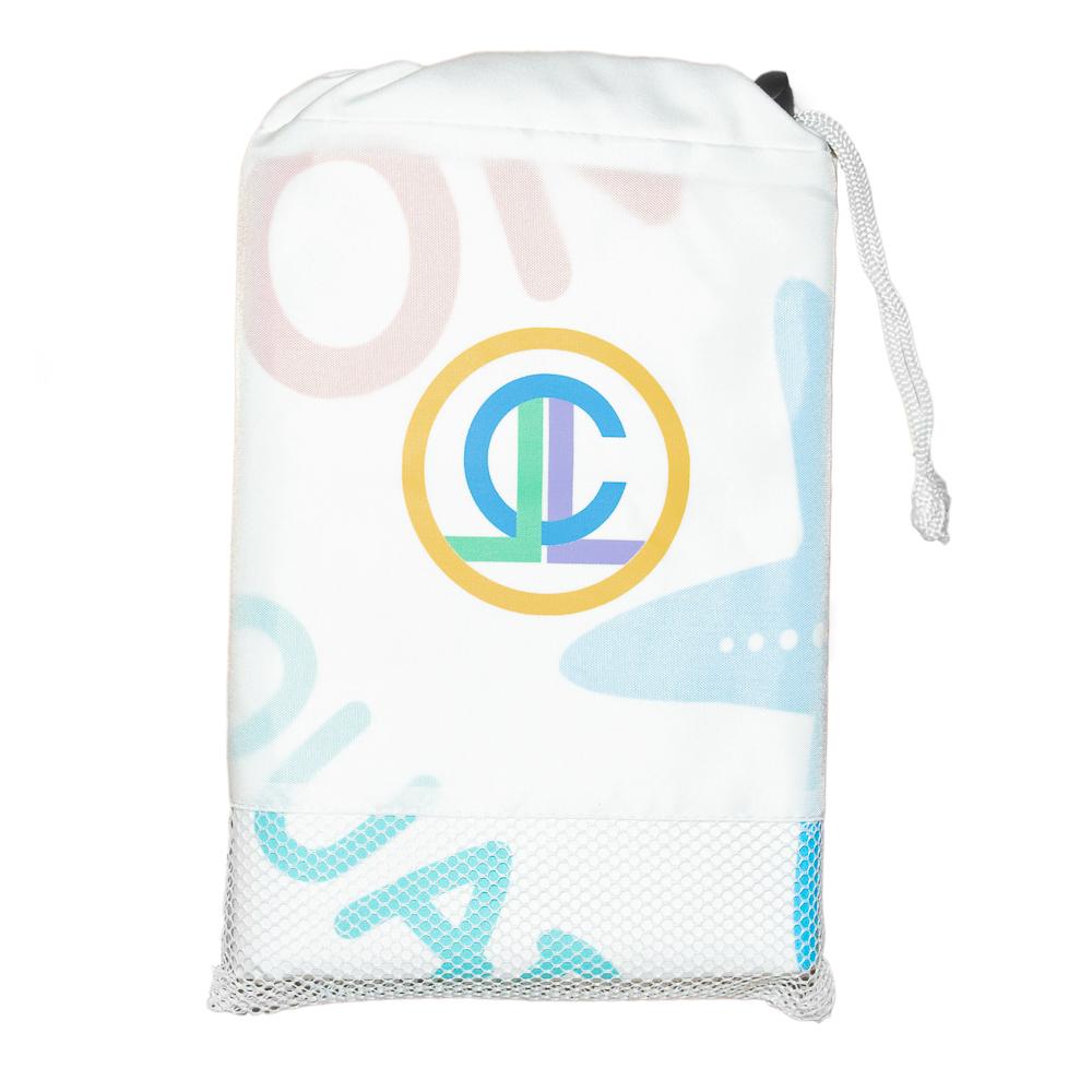 CLEARANCE: Compact, Sand Free, XL Fast Drying Beach & Travel Towel- 'Under the Sea'